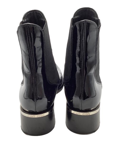 JIMMY CHOO（ジミーチュウ）JIMMY CHOO (ジミーチュウ) サイドゴアブーツ ブラック サイズ:39の古着・服飾アイテム