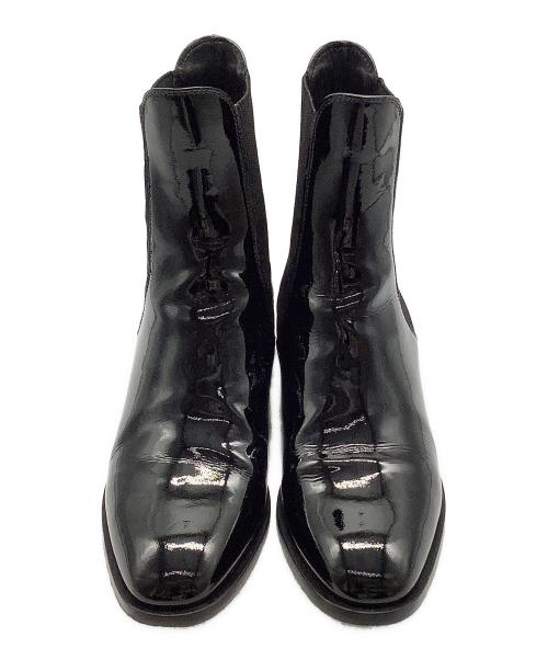 JIMMY CHOO（ジミーチュウ）JIMMY CHOO (ジミーチュウ) サイドゴアブーツ ブラック サイズ:39の古着・服飾アイテム