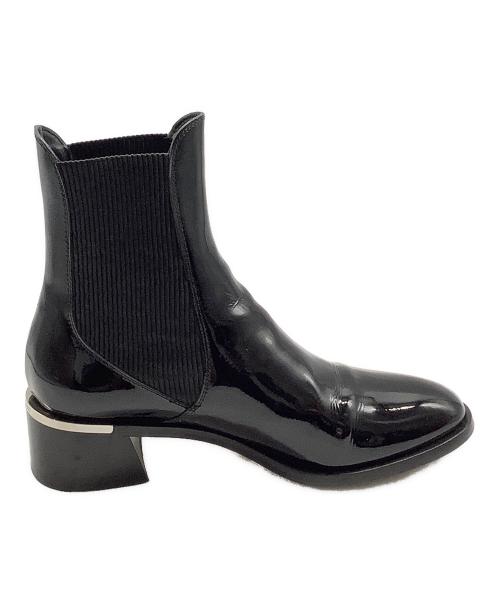 JIMMY CHOO（ジミーチュウ）JIMMY CHOO (ジミーチュウ) サイドゴアブーツ ブラック サイズ:39の古着・服飾アイテム