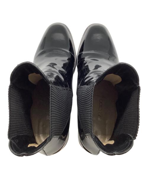 JIMMY CHOO（ジミーチュウ）JIMMY CHOO (ジミーチュウ) サイドゴアブーツ ブラック サイズ:39の古着・服飾アイテム