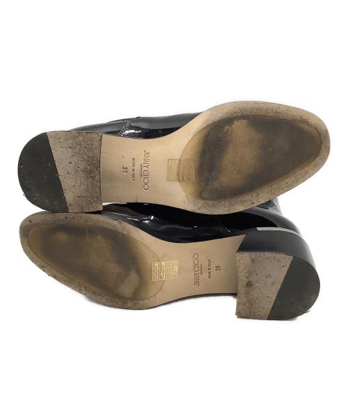 JIMMY CHOO（ジミーチュウ）JIMMY CHOO (ジミーチュウ) サイドゴアブーツ ブラック サイズ:39の古着・服飾アイテム