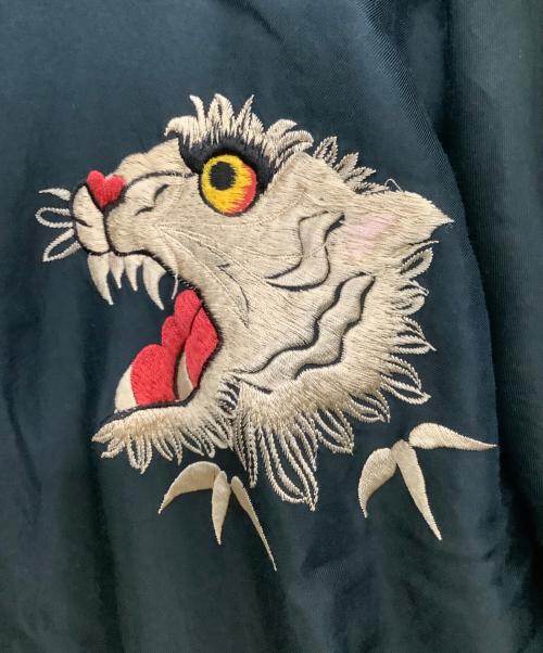 TAILOR TOYO（テーラー東洋）TAILOR TOYO (テーラー東洋) TIGER HEAD×CHEVY LOVER エイジングモデル グリーン×ブラック サイズ: XLの古着・服飾アイテム