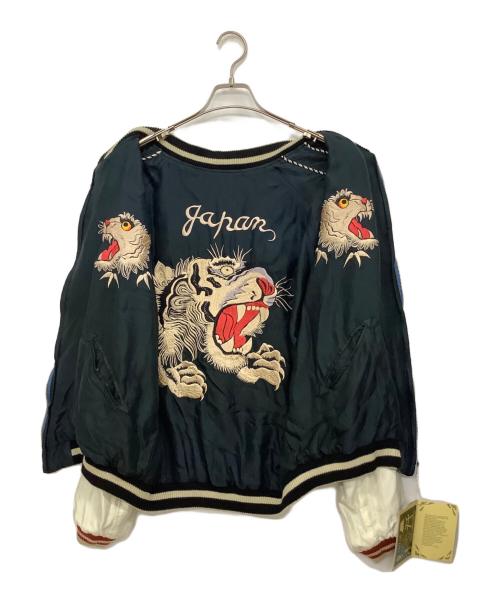TAILOR TOYO（テーラー東洋）TAILOR TOYO (テーラー東洋) TIGER HEAD×CHEVY LOVER エイジングモデル グリーン×ブラック サイズ: XLの古着・服飾アイテム