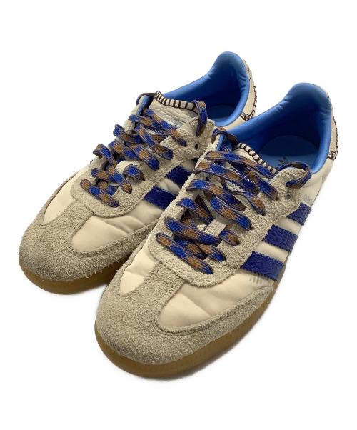 adidas（アディダス）adidas (アディダス) WALES BONNER (ウェールズボナー) ナイロン サンバ ブルー×ホワイト サイズ:US9の古着・服飾アイテム