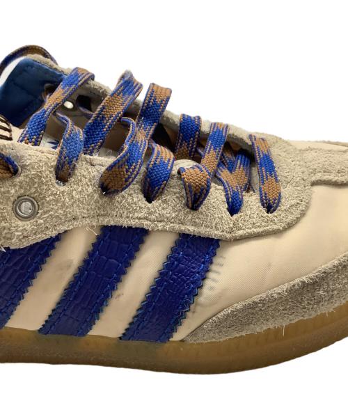 adidas（アディダス）adidas (アディダス) WALES BONNER (ウェールズボナー) ナイロン サンバ ブルー×ホワイト サイズ:US9の古着・服飾アイテム