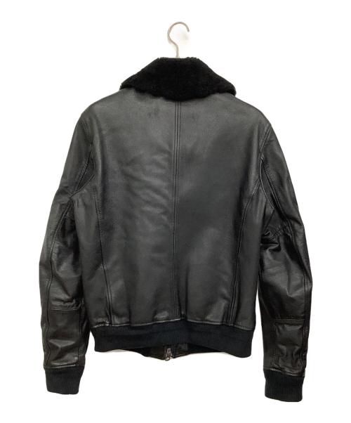 REPLAY（リプレイ）REPLAY (リプレイ) レザージャケット ブラック サイズ:Lの古着・服飾アイテム