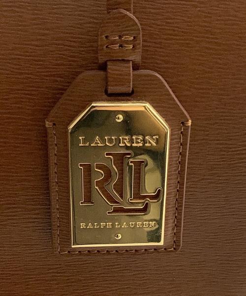 LAUREN RALPH LAUREN（ローレン ラルフ ローレン）LAUREN RALPH LAUREN (ローレン ラルフ ローレン) トートバッグ ブラウンの古着・服飾アイテム