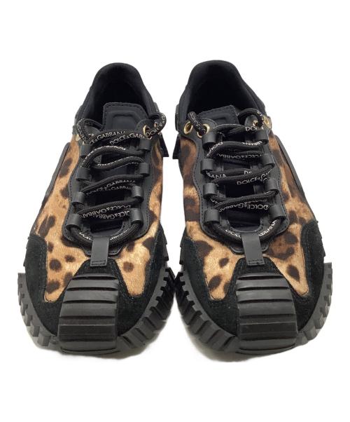 DOLCE & GABBANA（ドルチェ＆ガッバーナ）DOLCE & GABBANA (ドルチェ＆ガッバーナ) ローカットスニーカー ブラック×ブラウン サイズ:37の古着・服飾アイテム