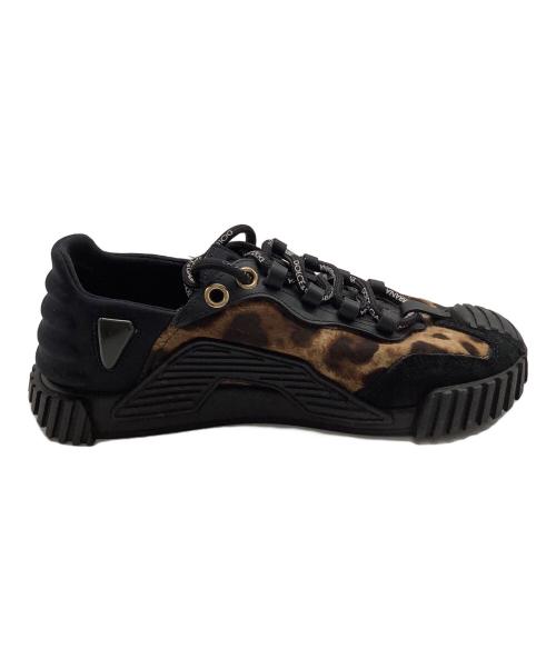 DOLCE & GABBANA（ドルチェ＆ガッバーナ）DOLCE & GABBANA (ドルチェ＆ガッバーナ) ローカットスニーカー ブラック×ブラウン サイズ:37の古着・服飾アイテム