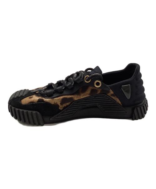 DOLCE & GABBANA（ドルチェ＆ガッバーナ）DOLCE & GABBANA (ドルチェ＆ガッバーナ) ローカットスニーカー ブラック×ブラウン サイズ:37の古着・服飾アイテム
