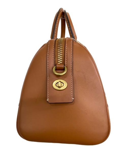 COACH（コーチ）COACH (コーチ) ルビー サッチェル25 ブラウン×ベージュの古着・服飾アイテム