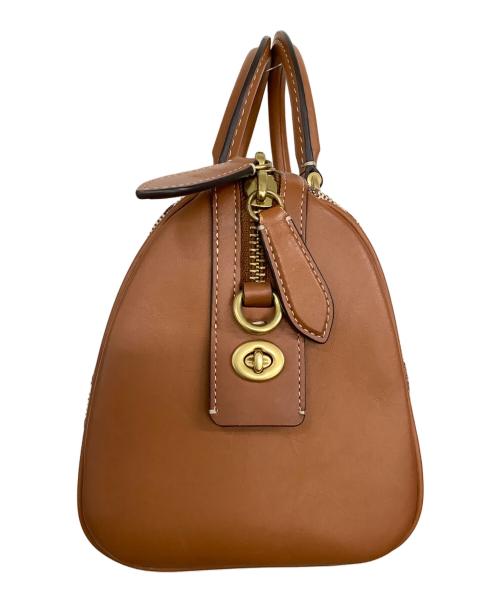 COACH（コーチ）COACH (コーチ) ルビー サッチェル25 ブラウン×ベージュの古着・服飾アイテム