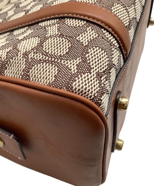 COACH（コーチ）COACH (コーチ) ルビー サッチェル25 ブラウン×ベージュの古着・服飾アイテム