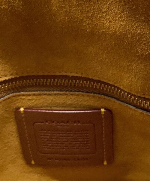 COACH（コーチ）COACH (コーチ) ルビー サッチェル25 ブラウン×ベージュの古着・服飾アイテム