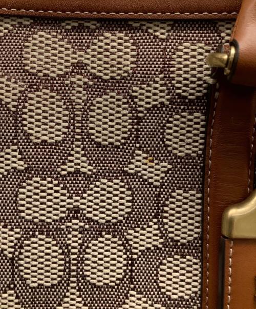 COACH（コーチ）COACH (コーチ) ルビー サッチェル25 ブラウン×ベージュの古着・服飾アイテム