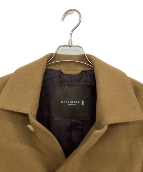 MACKINTOSH LONDON（マッキントッシュ ロンドン）MACKINTOSH LONDON (マッキントッシュ ロンドン) ウールメルトンステンカラーコート ベージュ サイズ:40の古着・服飾アイテム