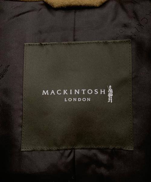 MACKINTOSH LONDON（マッキントッシュ ロンドン）MACKINTOSH LONDON (マッキントッシュ ロンドン) ウールメルトンステンカラーコート ベージュ サイズ:40の古着・服飾アイテム