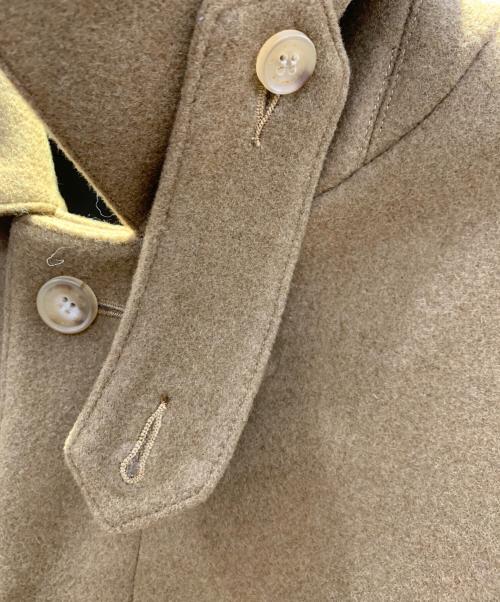 MACKINTOSH LONDON（マッキントッシュ ロンドン）MACKINTOSH LONDON (マッキントッシュ ロンドン) ウールメルトンステンカラーコート ベージュ サイズ:40の古着・服飾アイテム