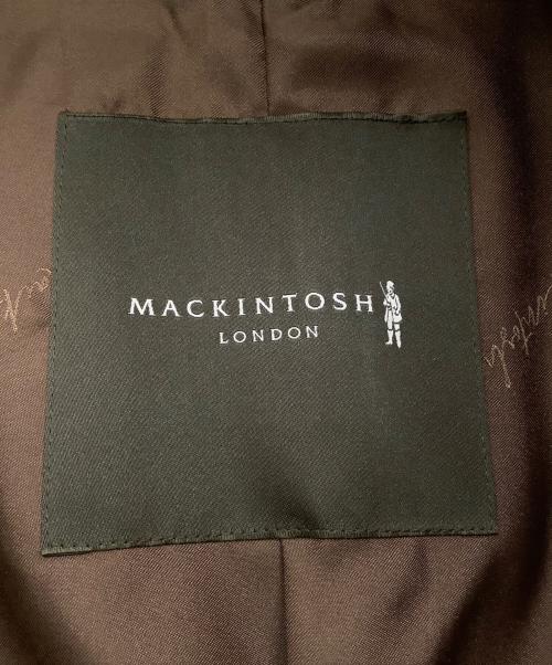 MACKINTOSH LONDON（マッキントッシュ ロンドン）MACKINTOSH LONDON (マッキントッシュ ロンドン) ノーカラーボアジャケット ベージュ サイズ:38の古着・服飾アイテム