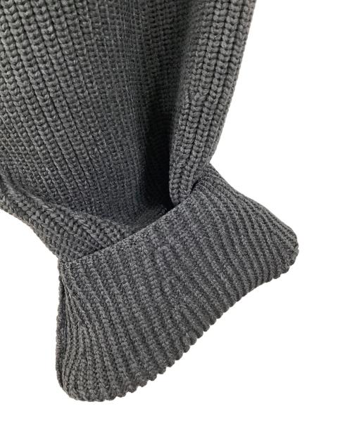 Adam et Rope（アダム エ ロペ）Adam et Rope (アダム エ ロペ) セレクトネックウェーブボタンカーディガン グレー サイズ:Fの古着・服飾アイテム