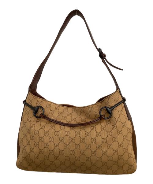 GUCCI（グッチ）GUCCI (グッチ) ショルダーバッグ ブラウンの古着・服飾アイテム