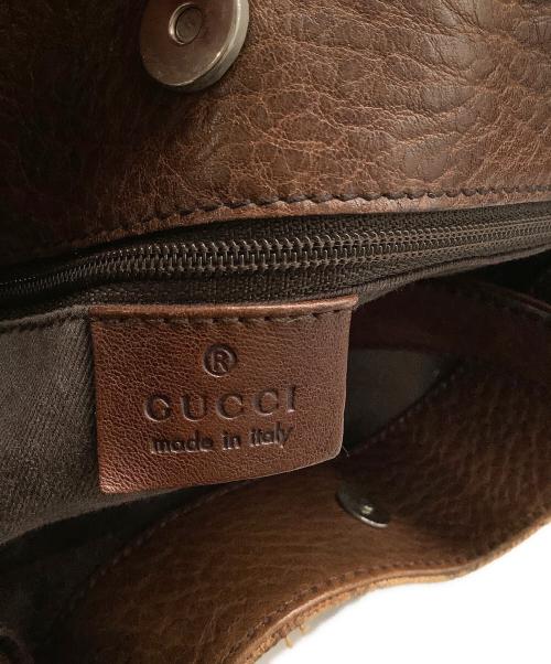 GUCCI（グッチ）GUCCI (グッチ) ショルダーバッグ ブラウンの古着・服飾アイテム