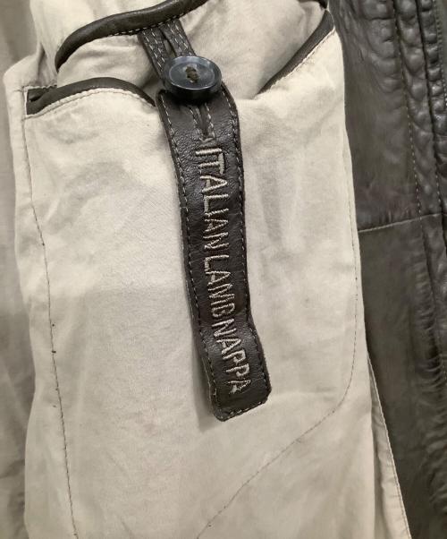 HUGO BOSS（ヒューゴ ボス）HUGO BOSS (ヒューゴ ボス) ラムレザージャケット ブラウン サイズ:50の古着・服飾アイテム