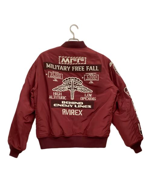 AVIREX（アヴィレックス）AVIREX (アヴィレックス) MA-1ジャケット レッド サイズ:Lの古着・服飾アイテム