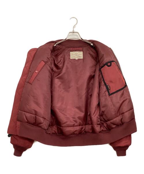 AVIREX（アヴィレックス）AVIREX (アヴィレックス) MA-1ジャケット レッド サイズ:Lの古着・服飾アイテム
