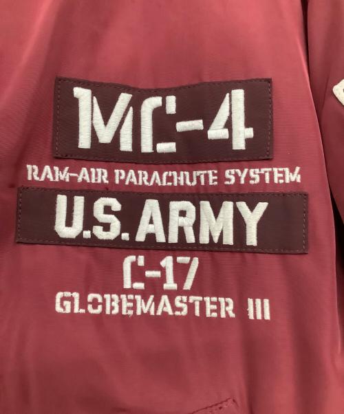 AVIREX（アヴィレックス）AVIREX (アヴィレックス) MA-1ジャケット レッド サイズ:Lの古着・服飾アイテム