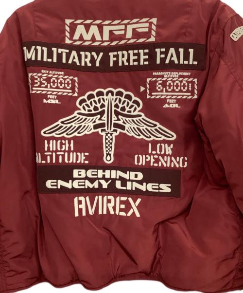 AVIREX（アヴィレックス）AVIREX (アヴィレックス) MA-1ジャケット レッド サイズ:Lの古着・服飾アイテム