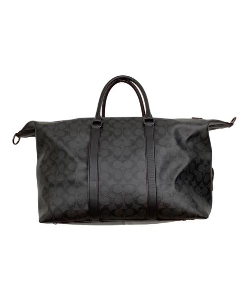 COACH（コーチ）COACH (コーチ) シグネチャー ボストンバッグ ブラックの古着・服飾アイテム