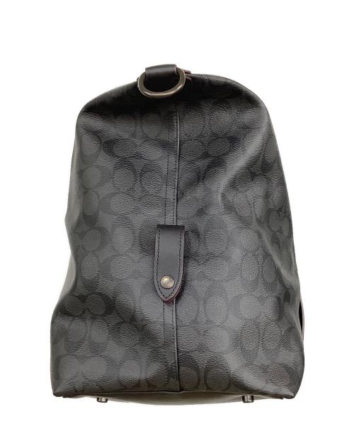 COACH（コーチ）COACH (コーチ) シグネチャー ボストンバッグ ブラックの古着・服飾アイテム
