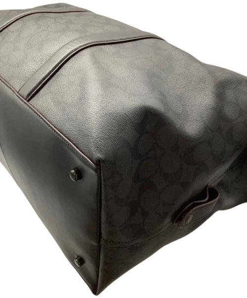 COACH（コーチ）COACH (コーチ) シグネチャー ボストンバッグ ブラックの古着・服飾アイテム