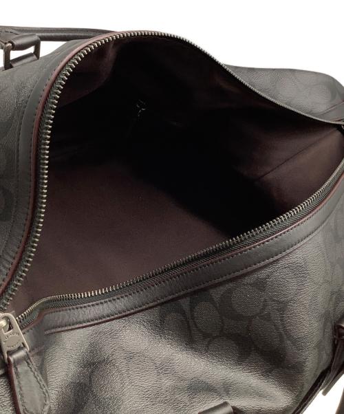 COACH（コーチ）COACH (コーチ) シグネチャー ボストンバッグ ブラックの古着・服飾アイテム