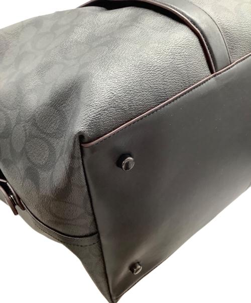 COACH（コーチ）COACH (コーチ) シグネチャー ボストンバッグ ブラックの古着・服飾アイテム