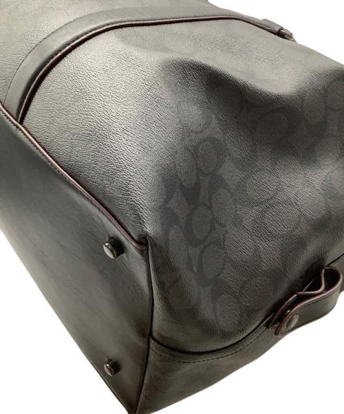 COACH（コーチ）COACH (コーチ) シグネチャー ボストンバッグ ブラックの古着・服飾アイテム