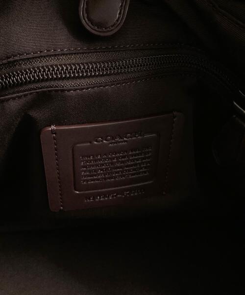 COACH（コーチ）COACH (コーチ) シグネチャー ボストンバッグ ブラックの古着・服飾アイテム