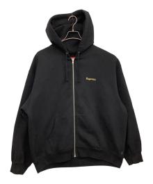 SUPREME（シュプリーム）の古着「Crest Zip Up Hooded Sweatshirt」｜ブラック