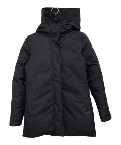 Pyrenex（ピレネックス）Pyrenex (ピレネックス) ボルドー ステッチレス ラクーンファー ダウンジャケット ネイビー サイズ:36の古着・服飾アイテム