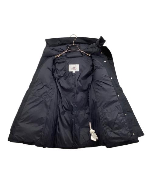 Pyrenex（ピレネックス）Pyrenex (ピレネックス) ボルドー ステッチレス ラクーンファー ダウンジャケット ネイビー サイズ:36の古着・服飾アイテム