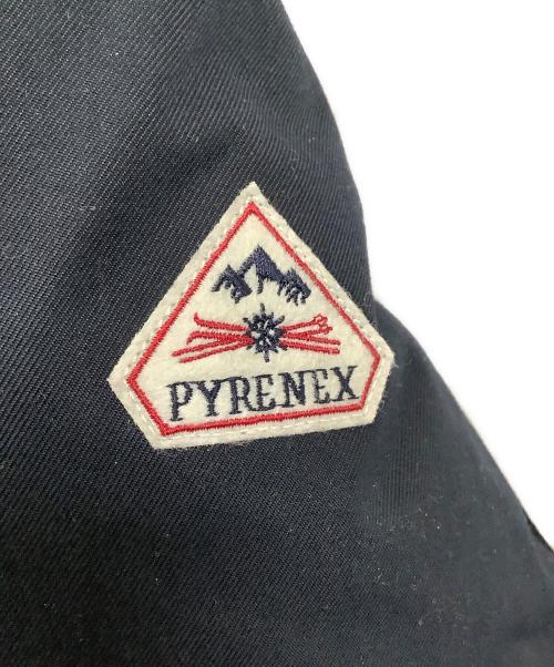 Pyrenex（ピレネックス）Pyrenex (ピレネックス) ボルドー ステッチレス ラクーンファー ダウンジャケット ネイビー サイズ:36の古着・服飾アイテム