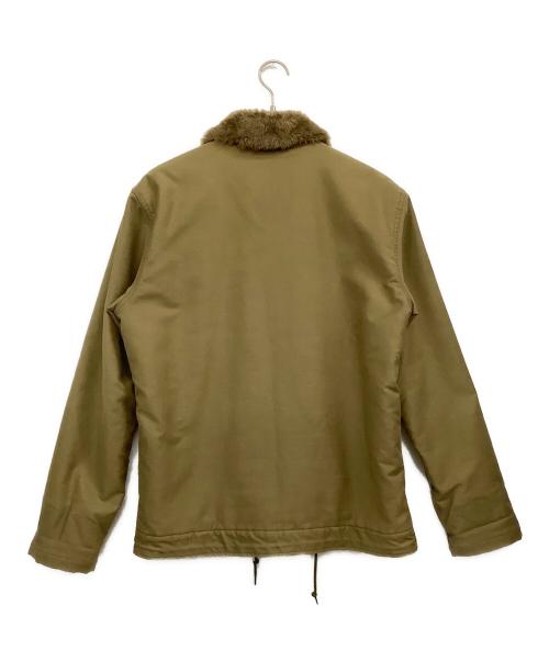 ALPHA（アルファ）ALPHA (アルファ) デッキジャケット カーキ サイズ:XLの古着・服飾アイテム