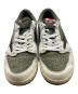 中古・古着 NIKE (ナイキ) Travis Scott (トラヴィススコット) AIR JORDAN 1 LOW OG SP（エアジョーダン1） カーキ×ホワイト サイズ:US9：45000円