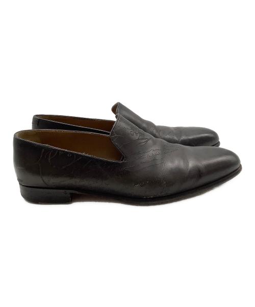 Berluti（ベルルッティ）Berluti (ベルルッティ) ガレ カーシブ スリッパ ブラック サイズ:8 1/2の古着・服飾アイテム