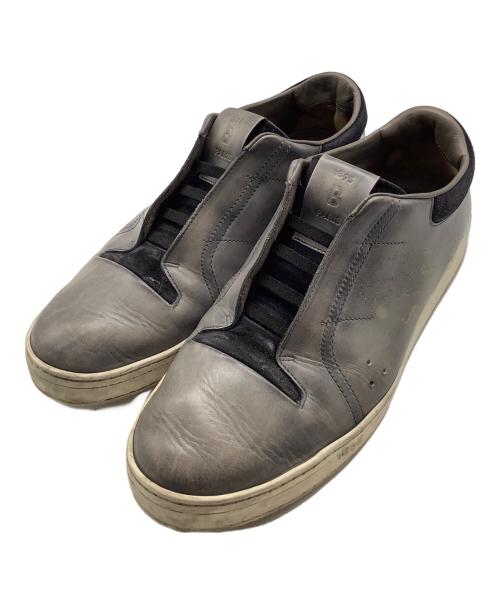 Berluti（ベルルッティ）Berluti (ベルルッティ) プレイタイム スクリット ヴェネチア カーフレザー スリッポン グレー サイズ:9の古着・服飾アイテム