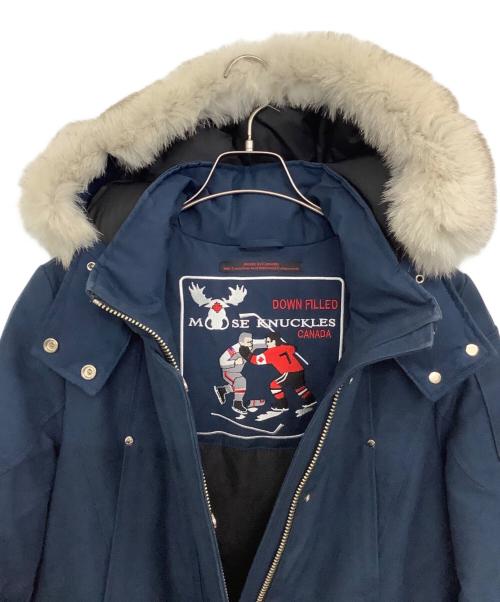 MOOSE KNUCKLES（ムース ナックルズ）MOOSE KNUCKLES (ムース ナックルズ) ダウンコート ネイビー サイズ:Mの古着・服飾アイテム