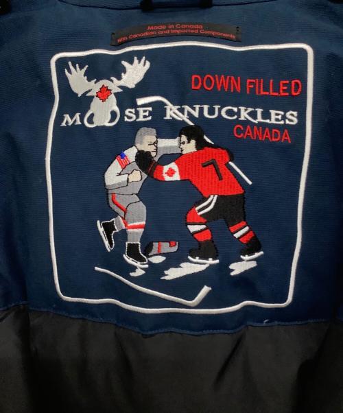 MOOSE KNUCKLES（ムース ナックルズ）MOOSE KNUCKLES (ムース ナックルズ) ダウンコート ネイビー サイズ:Mの古着・服飾アイテム