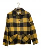 BEMIDJI WOOLEN MILLSベミジウールンミルズ）の古着「ウールジャケット」｜イエロー×ブラック