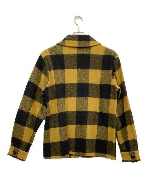 BEMIDJI WOOLEN MILLS（ベミジウールンミルズ）BEMIDJI WOOLEN MILLS (ベミジウールンミルズ) ウールジャケット イエロー×ブラック サイズ:Mの古着・服飾アイテム
